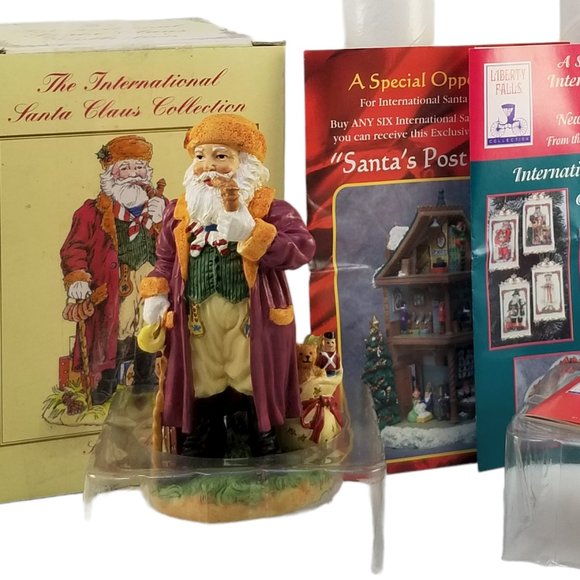 “St. Nicholas” Luxembourg Santa Claus Figure 2000 International Santa Collection - Picture 9 of 13